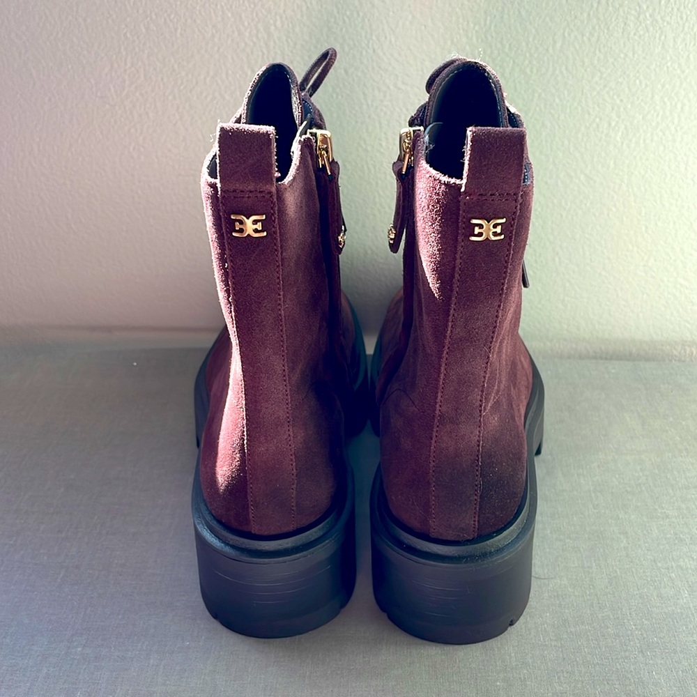 NEW! Sam Edelman Lovrin Women’s Leather Combat Boots Size 7 - Picture 4 of 12